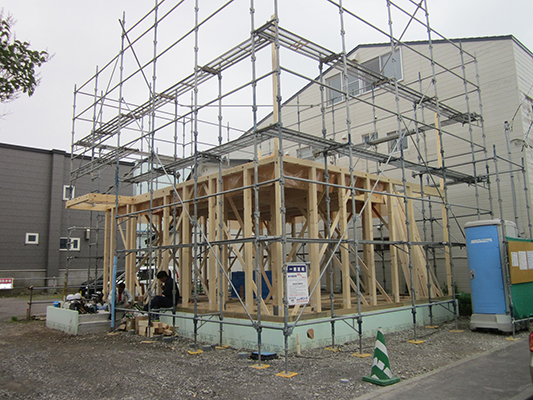 M様邸新築工事 建込み